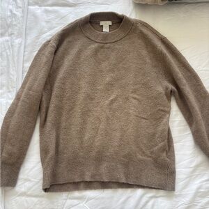 H&M Tan Crewneck Sweater